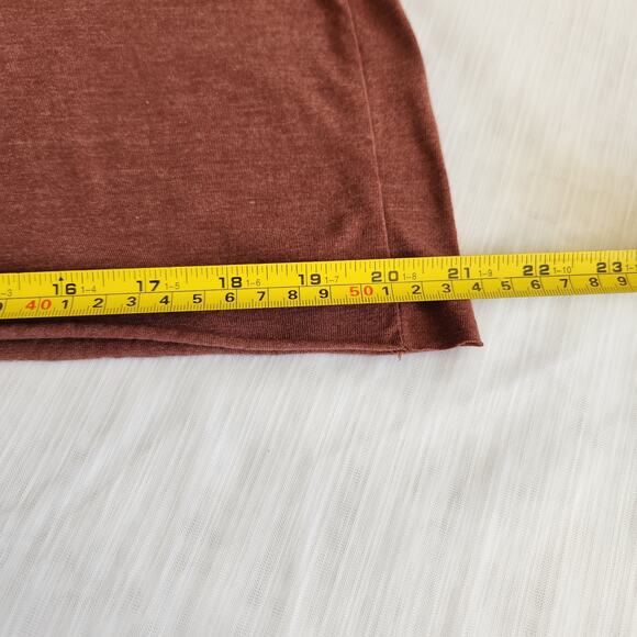 Natural Life Jumpsuit Womens O/S Burgundy Wide Leg Beach Relaxed Boho Minimalist - Picture 15 of 16